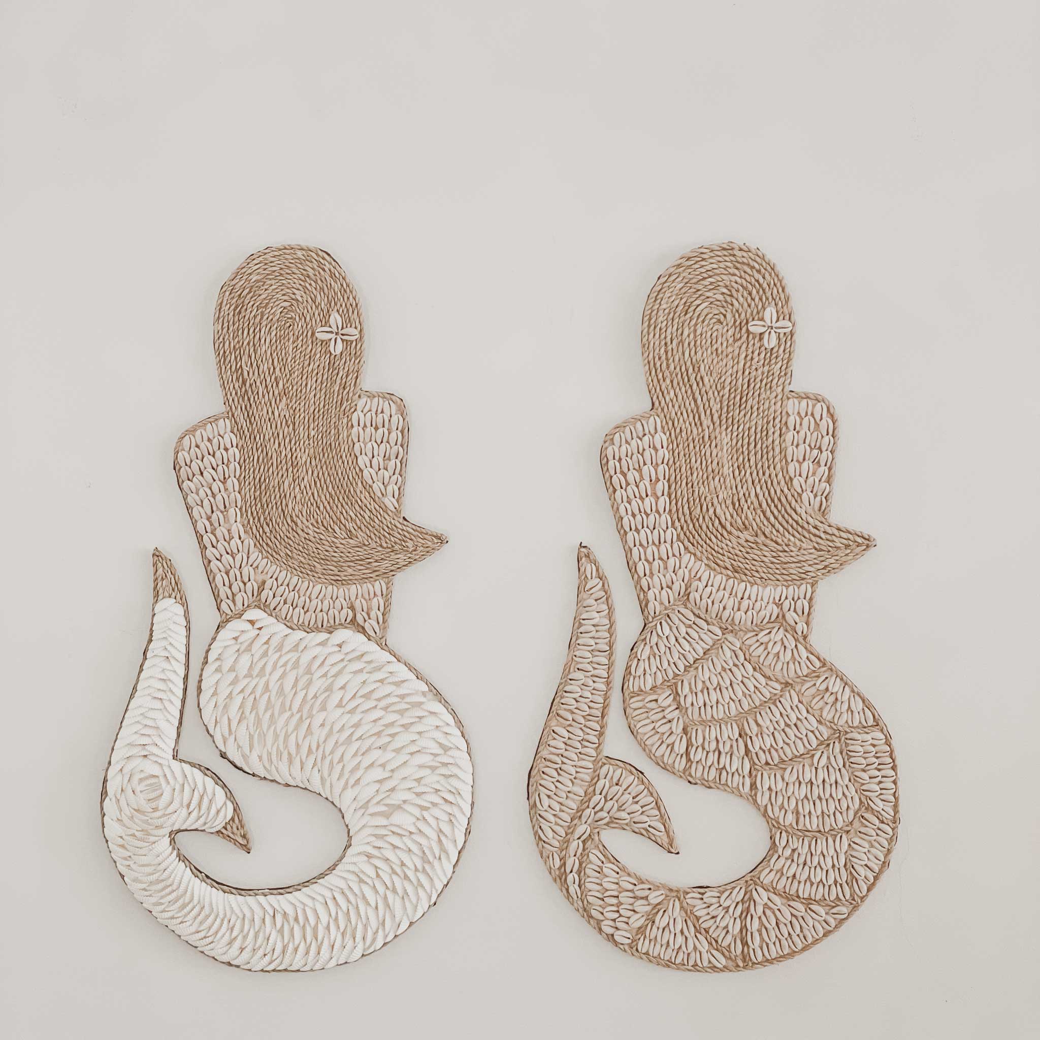 SHELL MERMAID TAIL - WALL HANGING