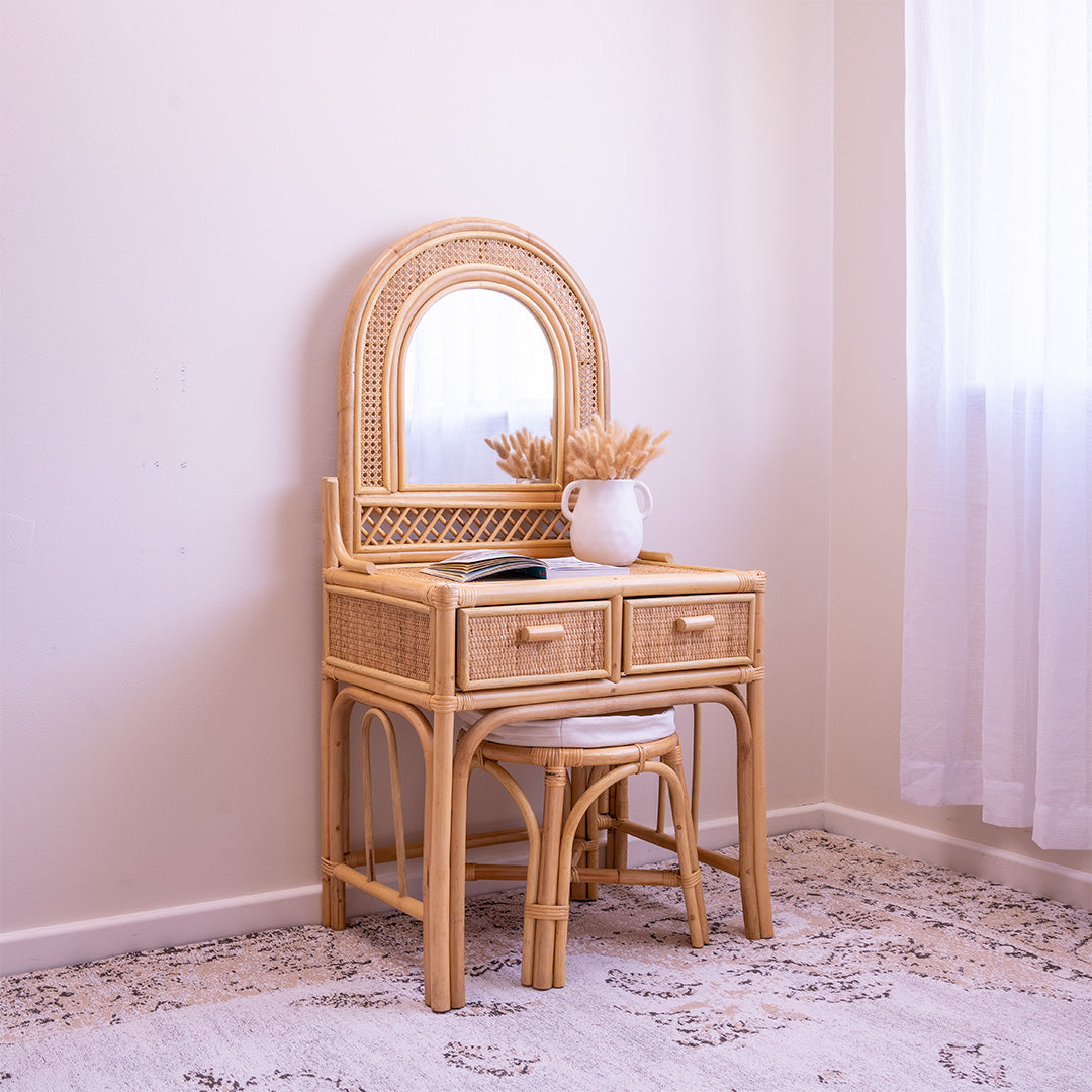 Rattan Dressing Table Vanity Rattan Dressing Table Vanity