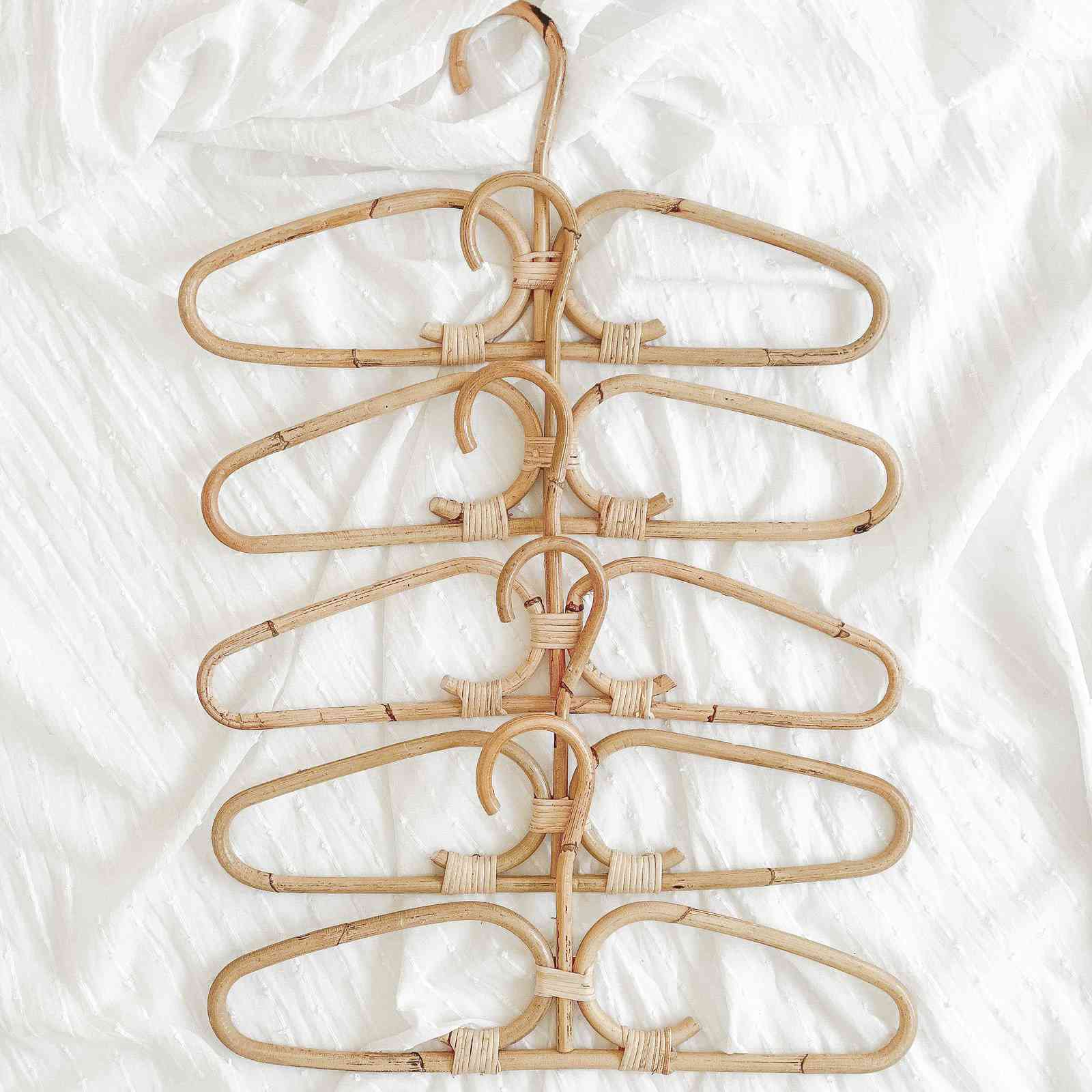 Lima Rattan Coat Hangers Set Stitch & Straw Australia