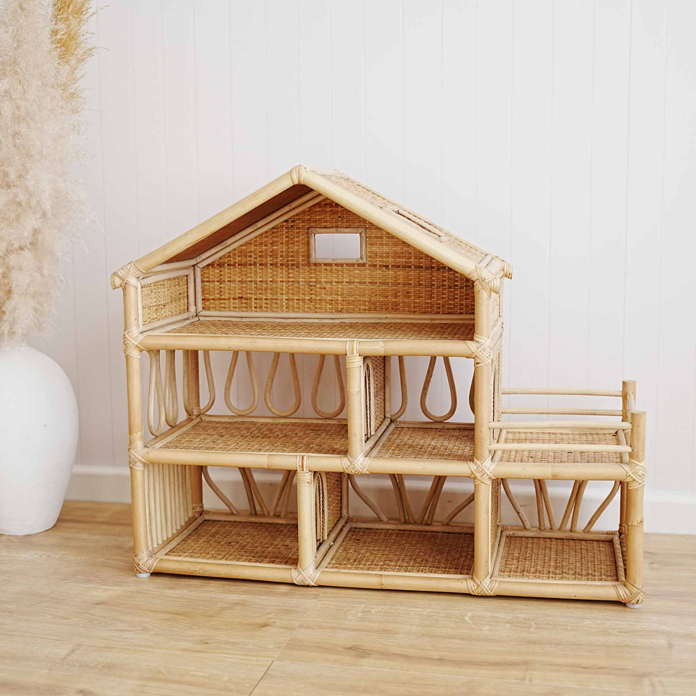 Beach Rattan Toy Dolls House