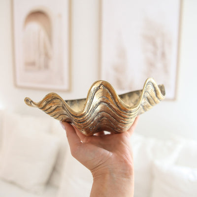 Brass Clam Shell Decoration
