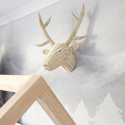 Abie Deer Rattan Animal Head