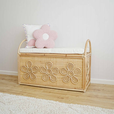 Flora Rattan Trunk Storage