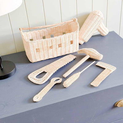 Tiny Tradie Rattan Tool Kit