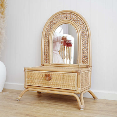 Stella Kids Rattan Vanity