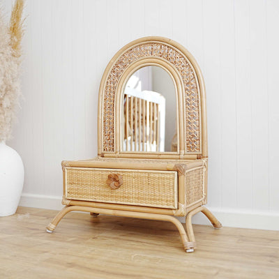 Stella Kids Rattan Vanity