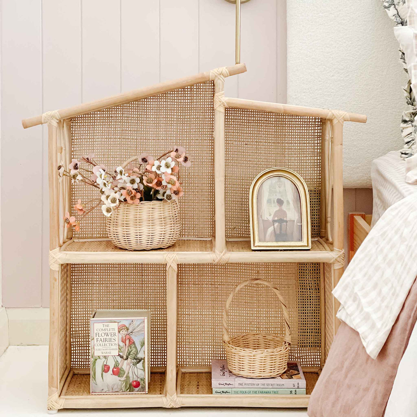 Rattan Toy House Self - A versatile storage and Decorative Piece