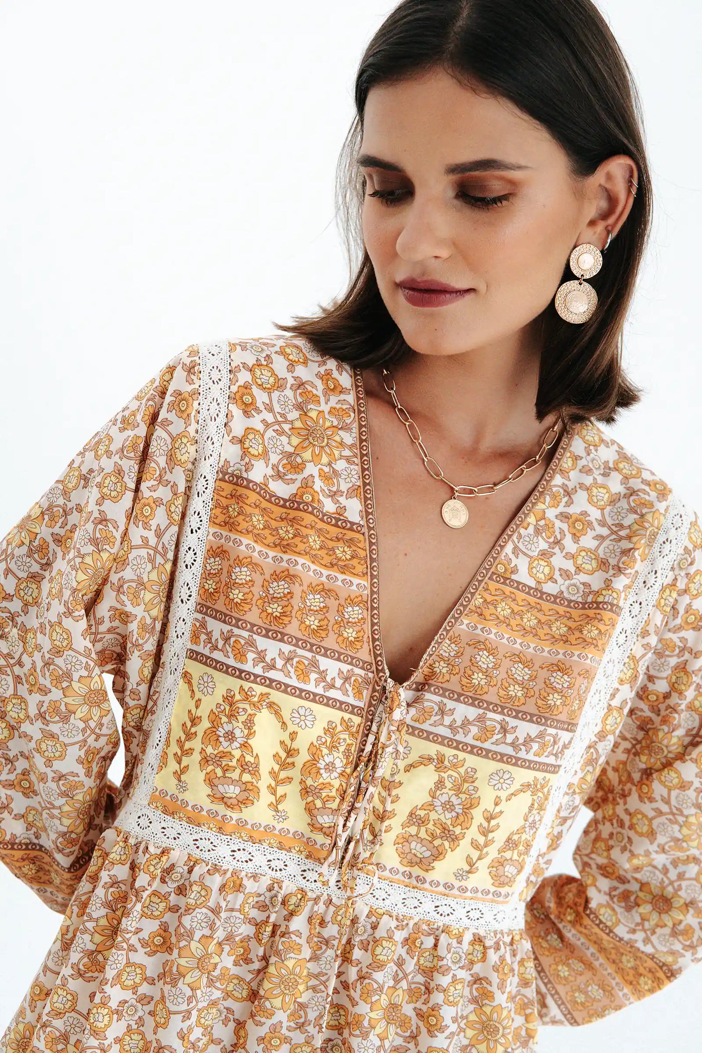 Athena Lemon Yellow Maxi Dress - FLEURMOON – Stitch & Straw