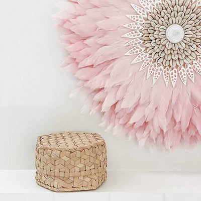 Dese Hex-Woven Storage Basket with Lid