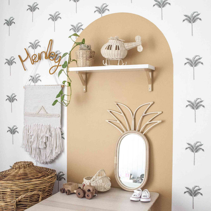 鏡 rotta rattan mirror etoile L a.depeche rotta rattan mirror etoile / アデペシュ ロッタ