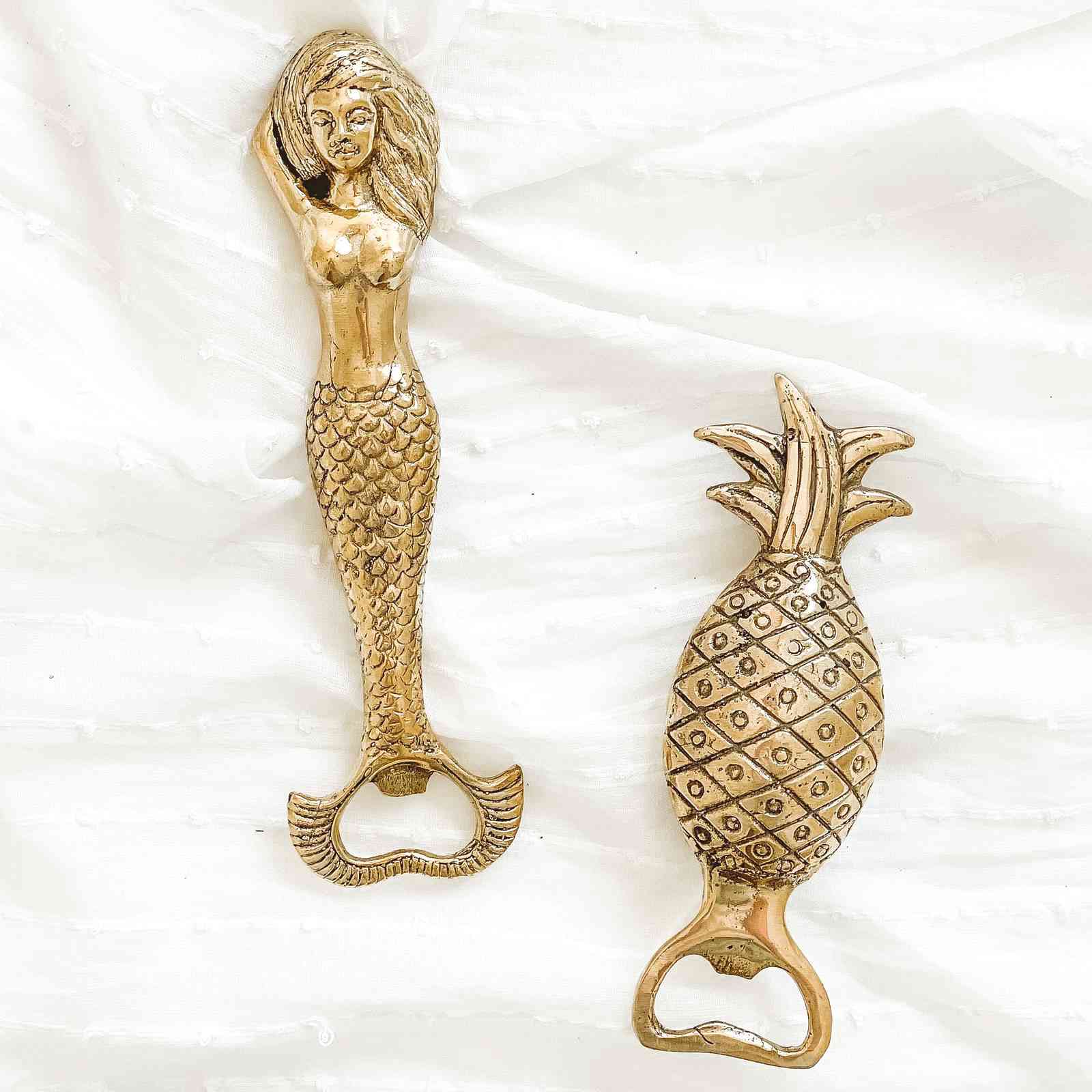 Nanas Solid Brass Pineapple Bottle Opener – Stitch & Straw