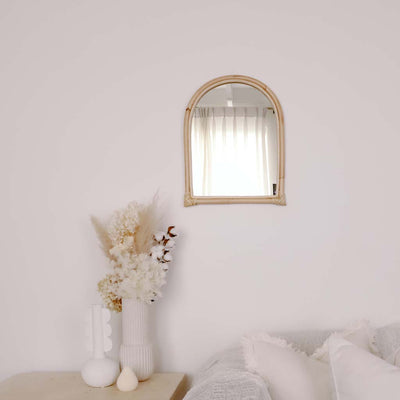 Alba Arch Rattan Mirror