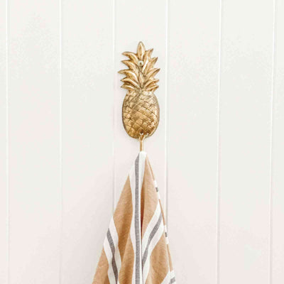 Pormelo Pineapple Brass Wall Hook