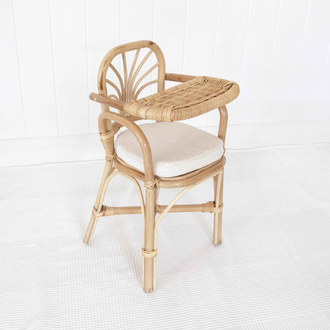 Fountain Rattan Doll High Chair Stitch Straw