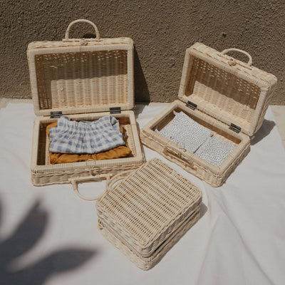 Dewi Rattan Kids Toy Suitcase