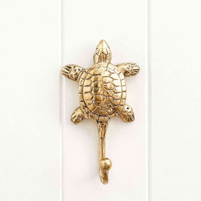 Turtle Brass Wall Hook